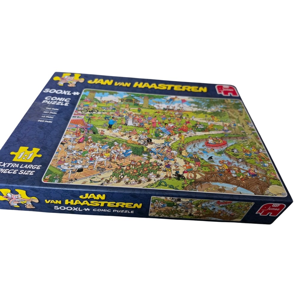 Jan van Haasteren The Park 500 XL Piece Comic Jigsaw Puzzle Jumbo 19070 68x49cm - Picture 2 of 6